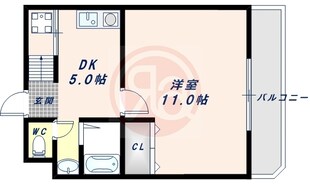 オーベル阪下の物件間取画像